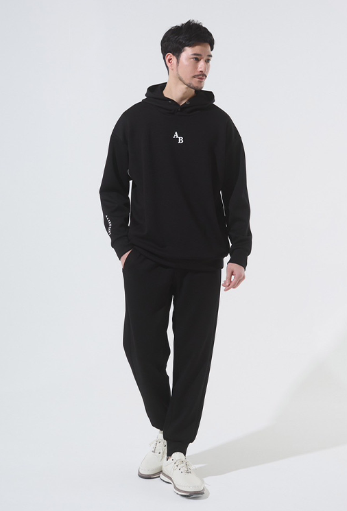 ALIEN BABY MENS DOUBLE HOODIE　ROGO SWEAT PANTS　コーディネイト