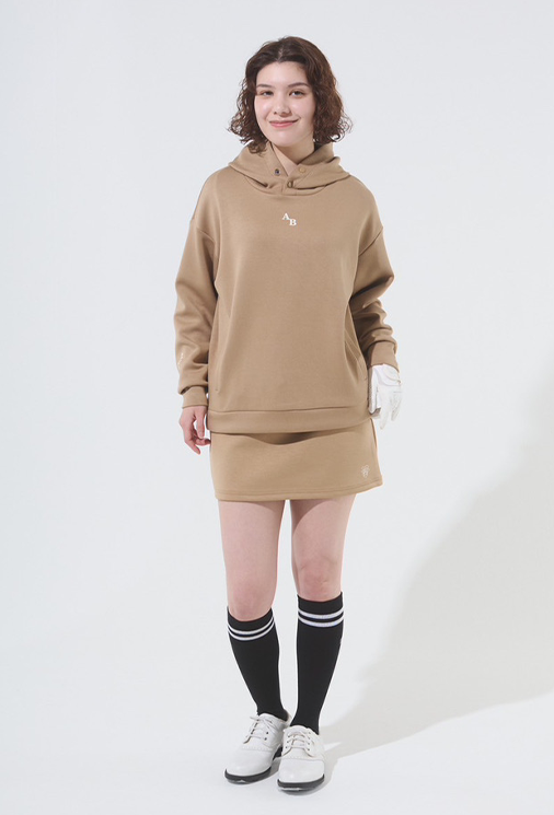 ALIEN BABY LADIES DOUBLE HOODIE　ROGO SWEAT SKIRT　コーディネイト